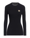 Rochas Woman Sweater Midnight Blue Size S Virgin Wool