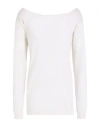 Rochas Woman Sweater Off White Size S Cashmere