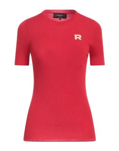 Rochas Woman Sweater Red Size L Virgin Wool