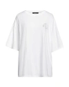 Rochas Woman T-shirt White Size Xxl Cotton
