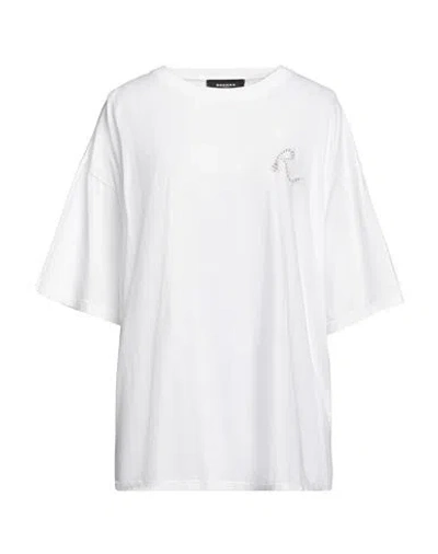 Rochas Woman T-shirt White Size Xxl Cotton