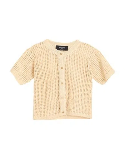 Rochas Woman Top Beige Size S Linen, Polyurethane, Cotton, Polyester In Neutral