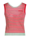 Rochas Woman Top Sage Green Size S Polyamide, Polyester, Elastane In Green