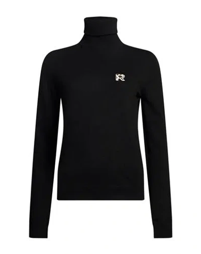 Rochas Woman Turtleneck Black Size S Cashmere