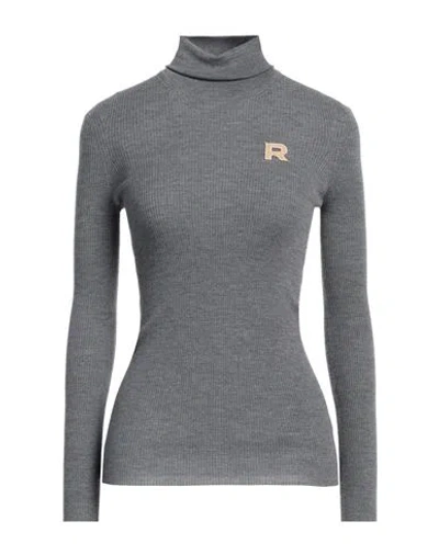 Rochas Woman Turtleneck Black Size M Virgin Wool