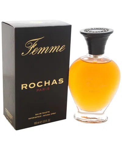 Rochas Women's Femme  3.4oz Eau De Toilette Spray In Transparent
