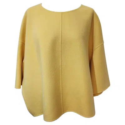Pre-owned Rochas Wool Blouse Size 42 In Brown