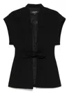 Rochas Jacket Caviar Black In Black