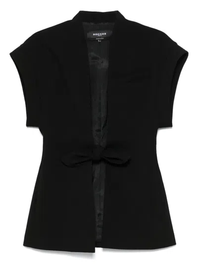 Rochas Wool Vest In Black