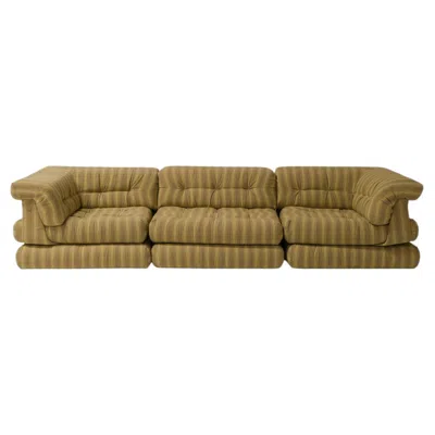 Pre-owned Roche Bobois 1st Edition Mah Jong Modular Sofa By Hans Hopfer For , France, 1970s In Brown