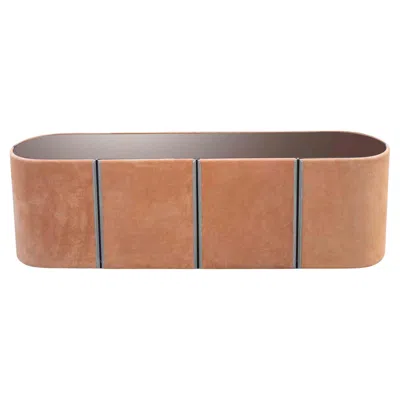 Pre-owned Roche Bobois Elanta Sideboard Attr. To Patrick Forget For , 1990s In Brown