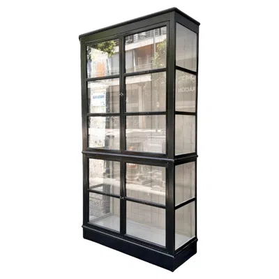 Pre-owned Roche Bobois France, Black Display Case/architect Library “architecte