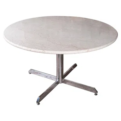Pre-owned Roche Bobois Marble Dining Table, Super Malta Model, By , France, 1980s In Gray