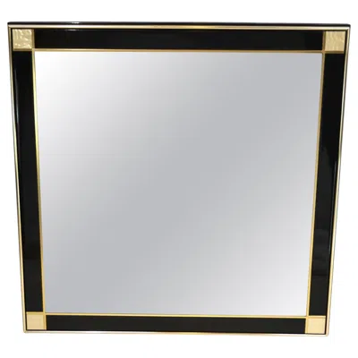 Pre-owned Roche Bobois Mid-century Modern Wall Mirror By Pierre Cardin, France, 1970 In Brown
