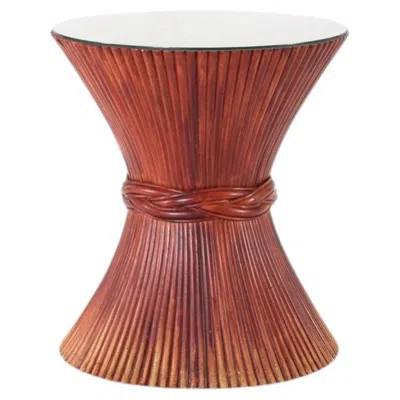 Pre-owned Roche Bobois Sculptural Bamboo Pedestal Table By , France, 1980 In Brown