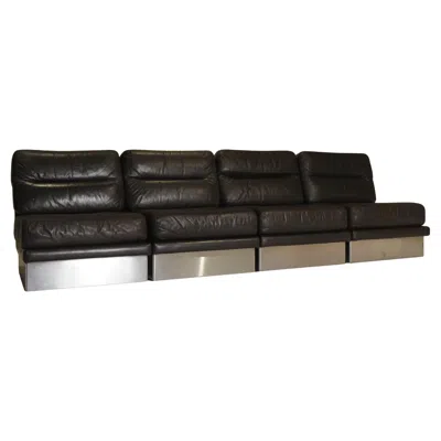 Pre-owned Roche Bobois Set Of Lounge Chairs French 1970s In Black