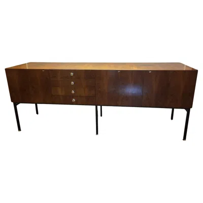 Pre-owned Roche Bobois Sideboard By Alain Richard, Rio Rosewood, 1960s Design In Brown
