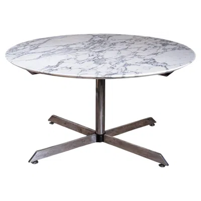 Pre-owned Roche Bobois Super Malta Dining Table In Calacatta Marble, , France, 1980s In Gray