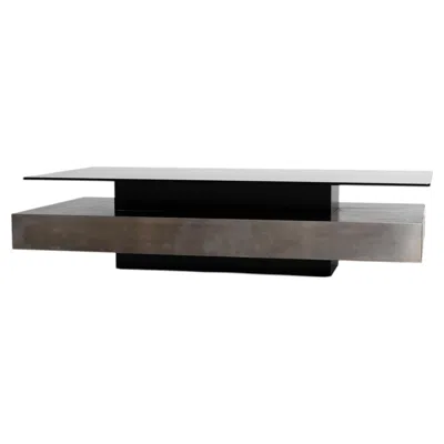 Pre-owned Roche Bobois Two Level Coffee Table By  In Black