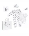 Rock-a-bye Baby Boutique Baby Boys Or Baby Girls Layette Gift Bag Set In Panda
