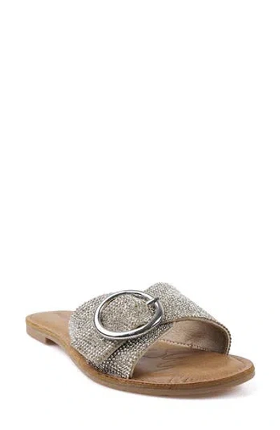 Rock & Candy Rock And Candy Crystal Buckle Slide Sandal
