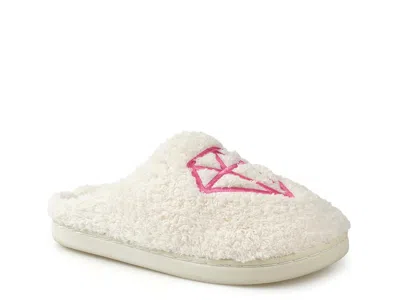 Rock & Candy Gem Clog Slipper In White