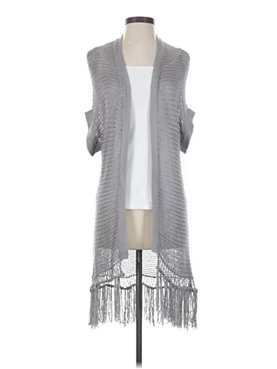Pre-owned Rock&republic Cardigan Sweater In Gray
