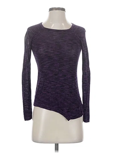 Pre-owned Rock&republic Cardigan Sweater In Purple