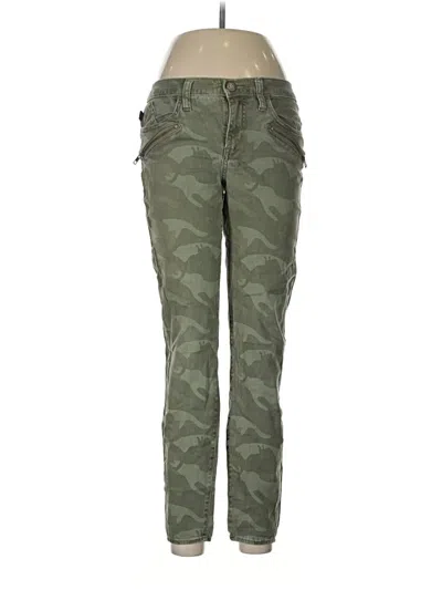 Pre-owned Rock&republic Cargo Pants In Green