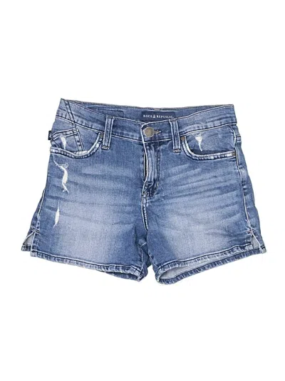 Pre-owned Rock&republic Denim Shorts In Blue