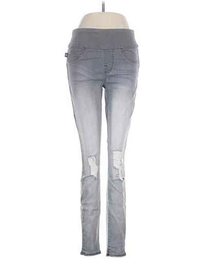 Pre-owned Rock&republic Jeggings In Gray