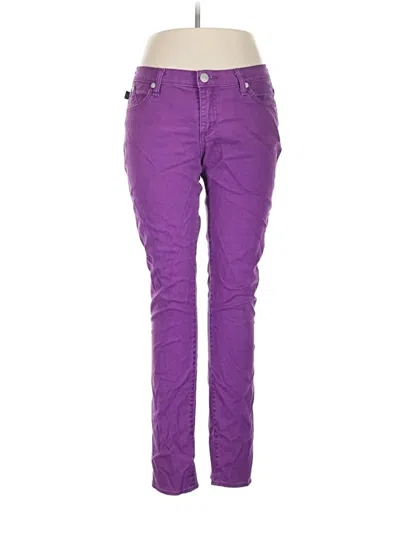 Pre-owned Rock&republic Jeggings In Purple