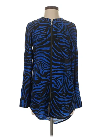 Pre-owned Rock&republic Long Sleeve Blouse In Blue