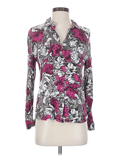 Pre-owned Rock&republic Long Sleeve Blouse In Pink