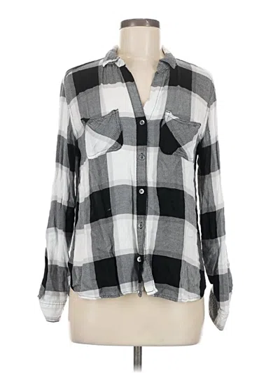 Pre-owned Rock&republic Long Sleeve Button Down Shirt In Gray