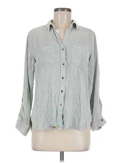 Pre-owned Rock&republic Long Sleeve Button Down Shirt In Gray