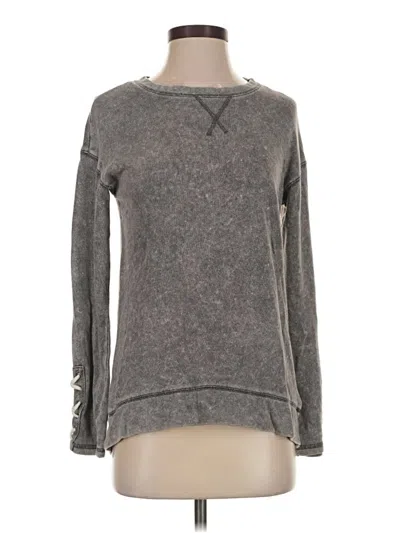 Pre-owned Rock&republic Long Sleeve T-shirt In Gray