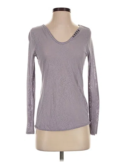 Pre-owned Rock&republic Long Sleeve T-shirt In Gray
