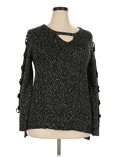 Pre-owned Rock&republic Pullover Sweater In Black
