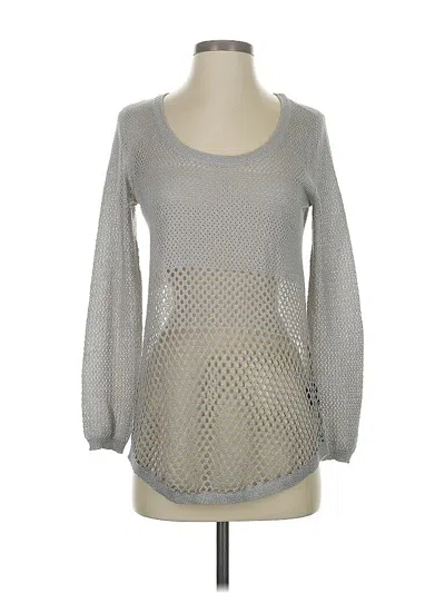 Pre-owned Rock&republic Pullover Sweater In Silver