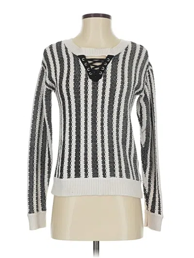 Pre-owned Rock&republic Pullover Sweater In Silver