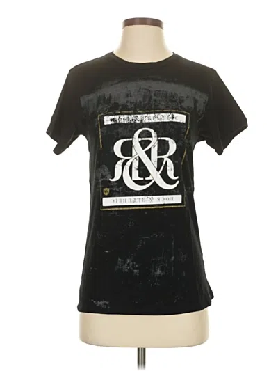 Pre-owned Rock&republic Short Sleeve T-shirt In Black