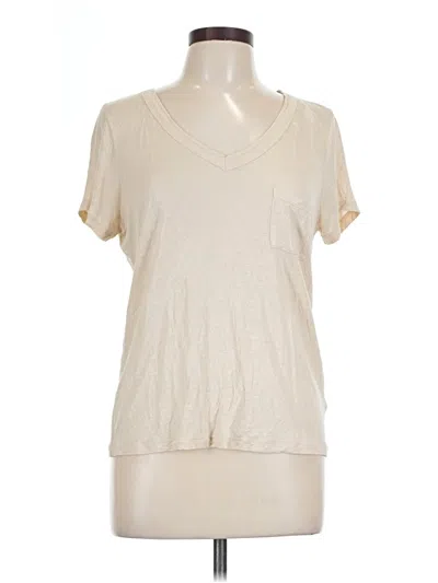 Pre-owned Rock&republic Short Sleeve T-shirt In Ivory
