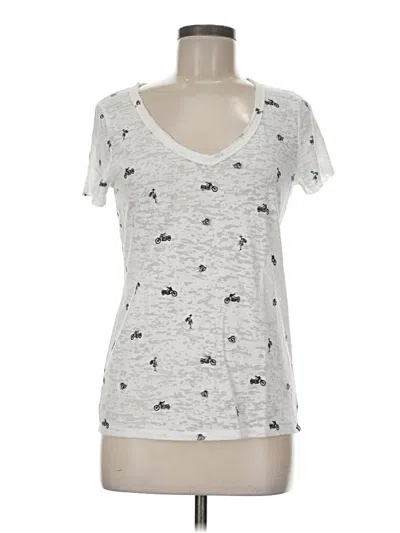 Pre-owned Rock&republic Short Sleeve T-shirt In Silver