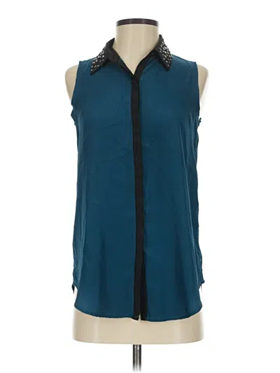 Pre-owned Rock&republic Sleeveless Blouse In Blue
