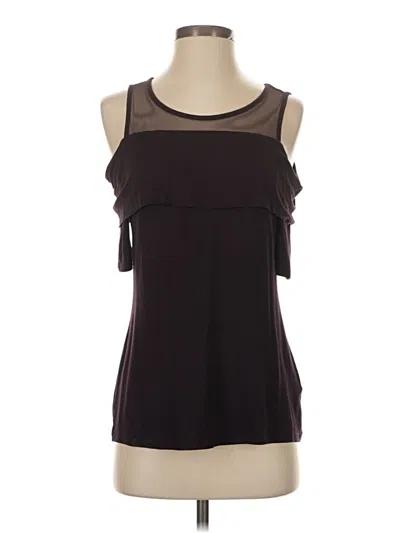 Pre-owned Rock&republic Sleeveless Top Burgundy Strapless Neckline Tops