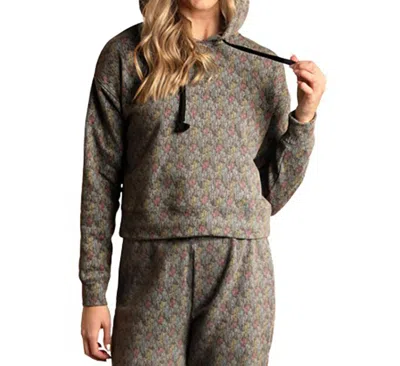 Rock And Roll Cowgirl Athletic Range Neon Cactus Hoodie In Multi In Gray