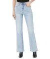 Rock And Roll Cowgirl Jeans Womens Blue Denim High-rise Bootcut Leg Jdm483 In Blue