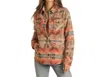 Rock And Roll Cowgirl Long Shacket In Tan In Neutral