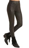 Rock And Roll Cowgirl Snake Print Leggings In Black In Black
